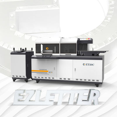 ET20C Bender per lettere pubblicitarie CNC con sistema di piegatura alternativo a doppia lama