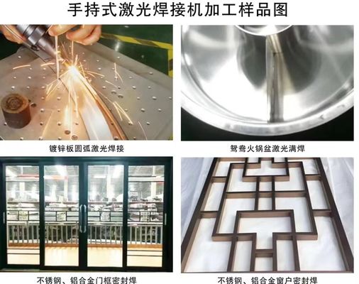 Macchina di saldatura laser a fibra 1000 Watt per rame in acciaio di alluminio