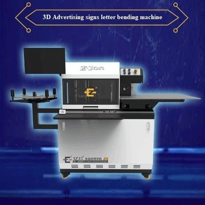 precisione Ejon Y6 3D Sign CNC Flat Aluminum Channel Letter Bender per piccole lettere