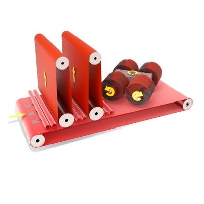 Dischi metallici debburring lucidatura levigatura laminazione camfering macchina per pesanti
