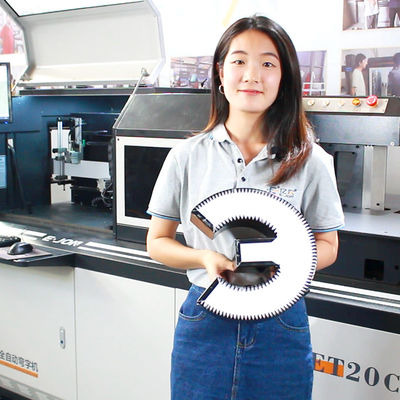 EJON ET20C CNC Auto Signature Letter Trimcap Aluminum Notching Flanging V-Cutting Channel Letter Bending Machine