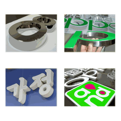 500KG EJON T20 Lettering 3D Acrilico Ristorante Segno luminoso Canale Lettera Piegatrice