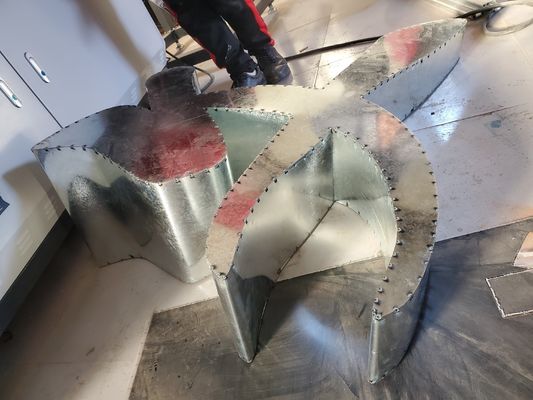 Macchina per piegare fogli di acrilico lavorati in acciaio inossidabile per la fabbricazione di segni professionali